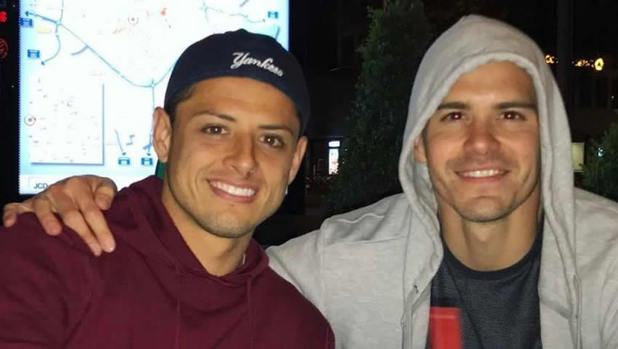 Chicharito y Sergio Dipp