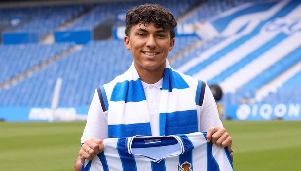 Jonathan Gómez jugó en la Real Sociedad (Foto: @jonathang_42)