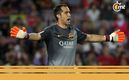 Claudio Bravo vistió la camiseta del Barcelona por tres temporadas (EFE)