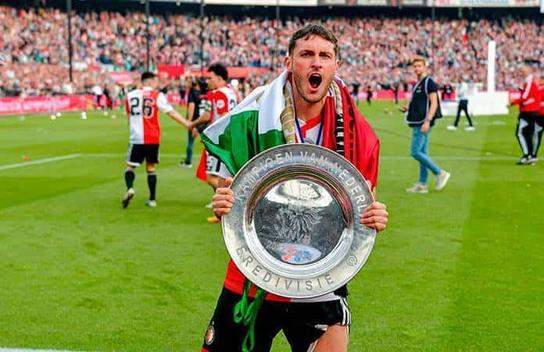 Giménez fue campeón de la Eredivisie (Feyenoord)