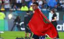 Idrissi muestra la bandera de Marruecos (Imago7)