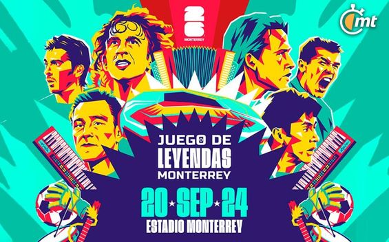 Juego de Leyendas Monterrey se realiza con motivo de la Copa del Mundo del 2026 (Especial)