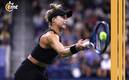 Renata Zarazúa cayó ante Caroline Wozniacki en el US Open (AFP)