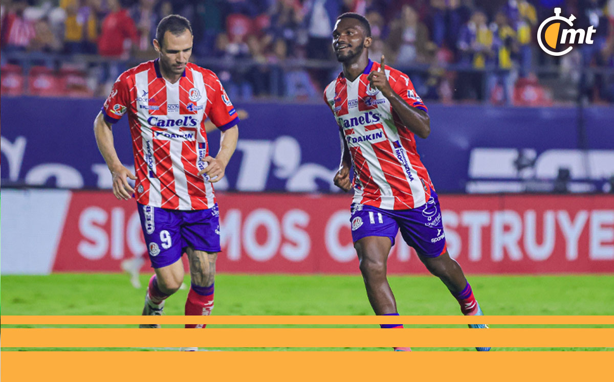 Resumen del partido Atlético de San Luis vs Atlas (2-1). GOLES