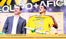 Gerardo Torrado y Uriel Antuna durante la presentación del delantero mexicano (MexSport).