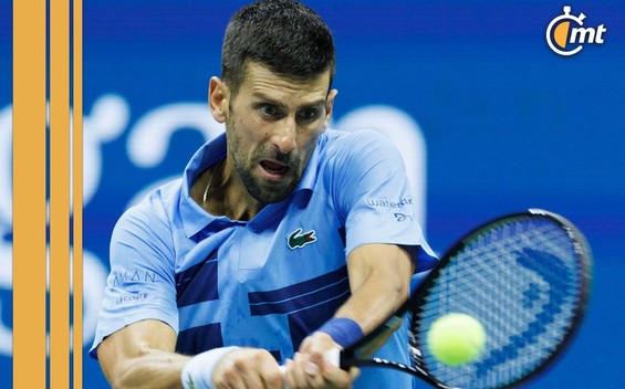 Novak Djokovic en el Abierto de EE.UU. (Foto: EFE)