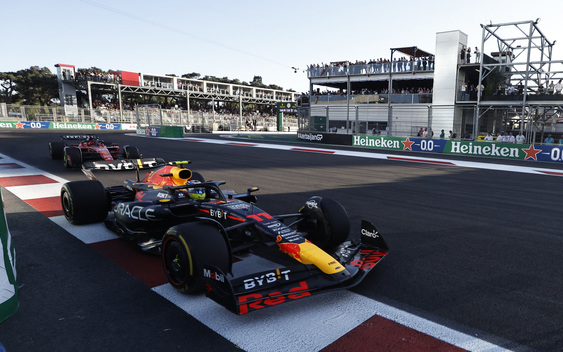 Checo Pérez en el Baku 2023. (Reuters)