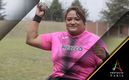 Gloria Zarza tuco su mejor registro en 8.06 metros (Tania Contreras)