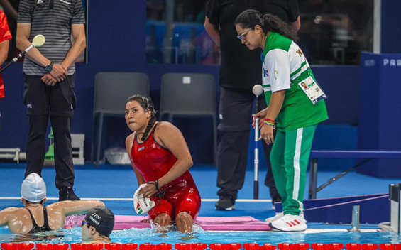 Alcázar avanza a la gran final de los 200m combinado SM11 femenil. (Foto: Conade)
