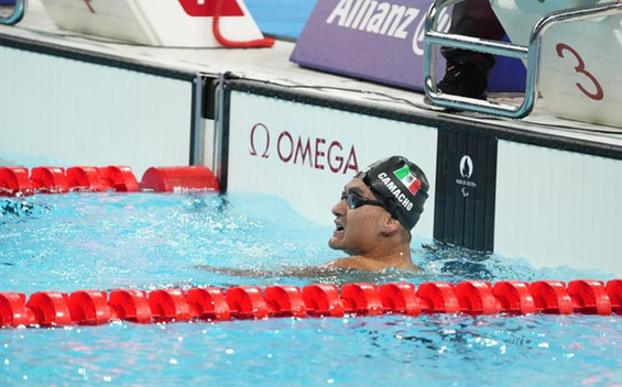 Camacho va a la final de la prueba 200m libre S4 varonil. (Foto: Conade)