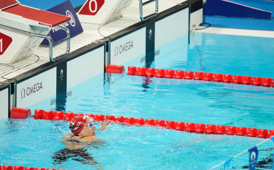 Valle clasifica a la última ronda de la prueba 100m libre S3 femenil. (Foto: Conade)