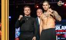 Canelo y Berlanga, en la presentación de su pelea (PBC)