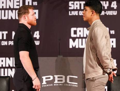 Canelo y Munguía, en el cara a cara (PBC)