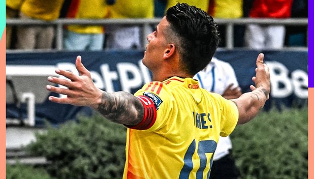 James Rodríguez fue la figura en la nueva victoria colombiana (Foto: X)