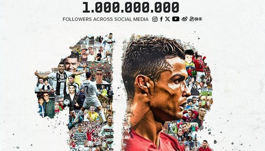CR7 tiene 1,000 millones de seguidores (Foto: @cristiano)