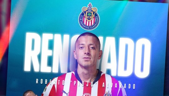 El Piojo Alvarado seguirá por muchos más en Guadalajara (Foto: @Chivas)
