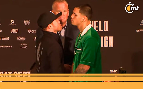 Canelo Álvarez y Edgar Berlanga tuvieron un nuevo careo.