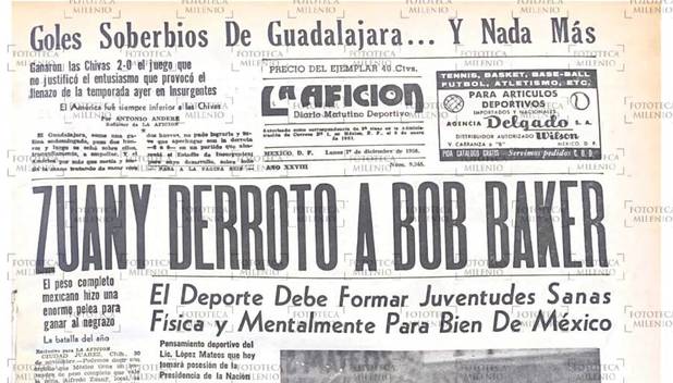Así se relató en La Afición el último partido entre América y Chivas en el Estadio Ciudad de los Deportes en 1958 (Fototeca Milenio)