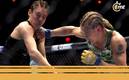 Alexa Grasso es golpeada por Shevchenko (AFP)