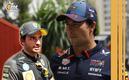 Checo Pérez y Carlos Sainz tuvieron un accidente en el GP de Azerbaiyán (Reuters)