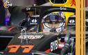 Sergio Pérez tuvo una buena actuación en el GP de Azerbaiyán (EFE)