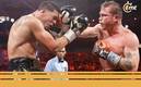Canelo golpea a Berlanga (AFP)