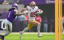 George Kittle no participó en la práctica de este jueves (Reuters)