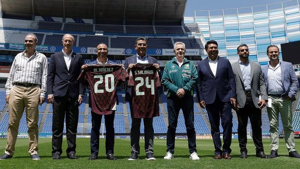 México enfrentará al Valencia en Puebla (Foto: @MiSeleccionMX)