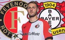 Santi Giménez y Feyenoord debutan en Champions ante Leverkusen (FB Feyenoord Rotterdam)