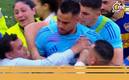 Sergio Romero estaba fuera de sus casillas (Foto: Captura)