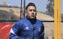 Christian Cueva, durante un entrenamiento (Cienciano)