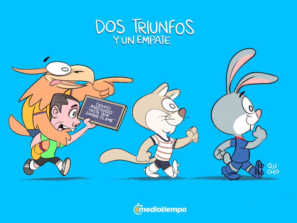 Dos triunfos y un  empate