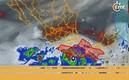 Sigue la trayectoria satelital del huracán 'John'. Foto: Conagua.