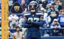 Estrella de los Seahawks presume playera de Pumas llegando al estadio (@tariqwoolen)