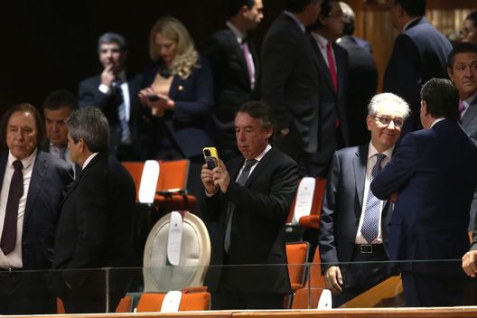 Emilio Azcárraga en la toma de protesta de Claudia Sheinbaum| Foto: Milenio