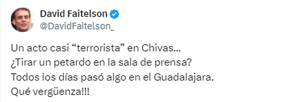 Faitelson enfureció en contra del responsable (Foto: Captura)