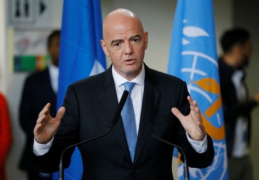 Gianni Infantino, presidente de FIFA (Reuters)