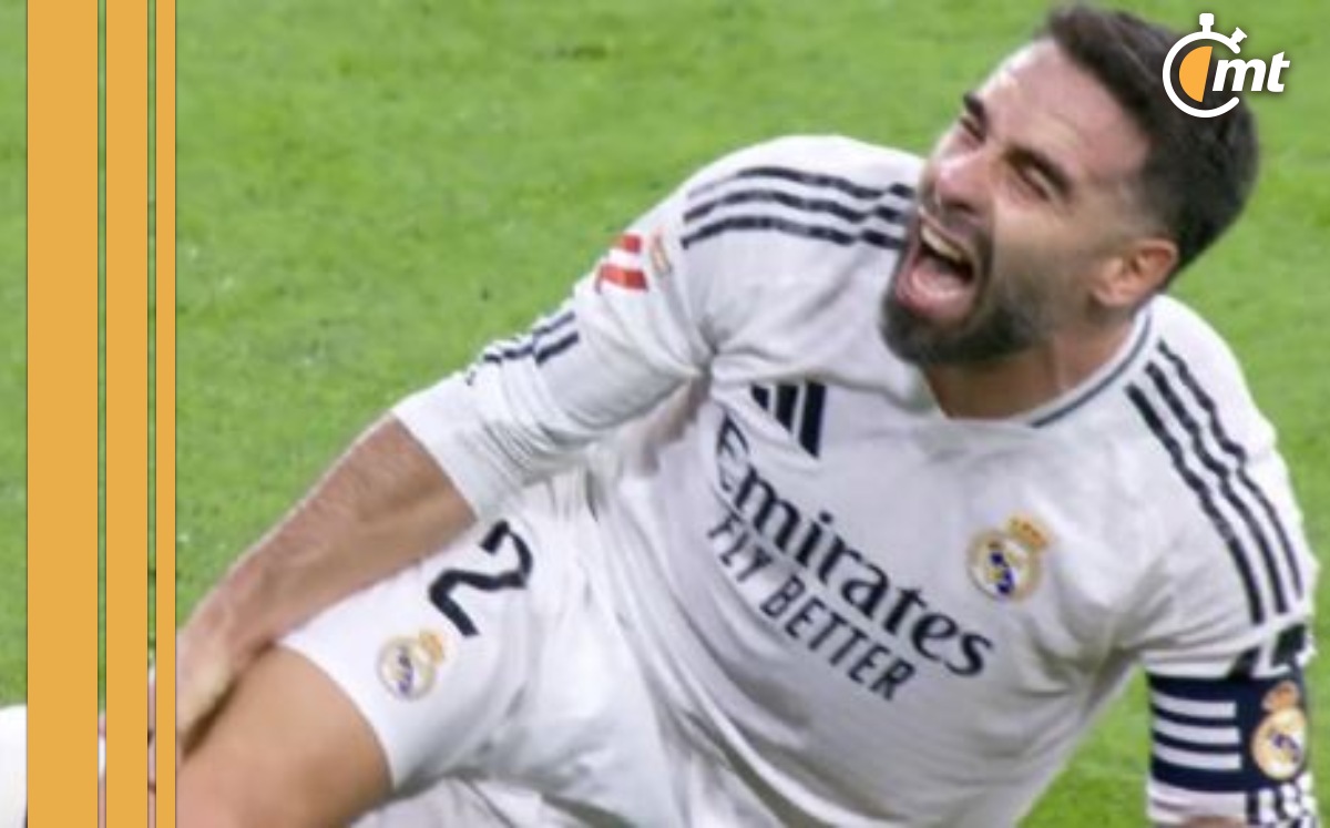 Dani Carvajal se lamenta tras su lesión (Captura)