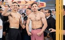 Omar Chávez y Misael Rodríguez, en la presentación de su pelea (Zanfer)