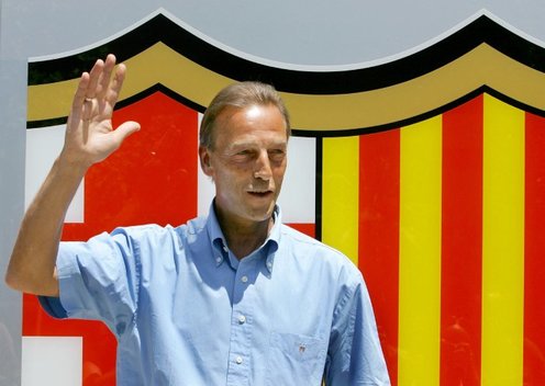 Johan Neeskens, con el FC Barcelona (Reuters)