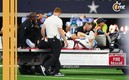 Aidan Hutchinson sufrió una escalofriante lesión en partido vs Cowboys (AFP)