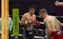El Canelito perdió la pela, ya no pudo ponerse de pie. (Foto: captura de pantalla de ESPN)