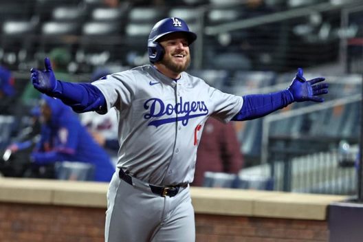 Max Muncy festeja en New York (Reuters)