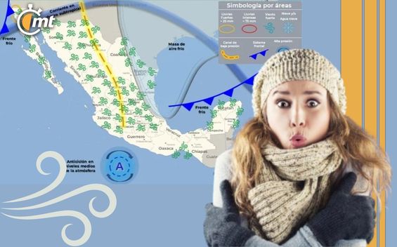 Frente Frío 3; cuándo entra a México y qué estados serán afectados
