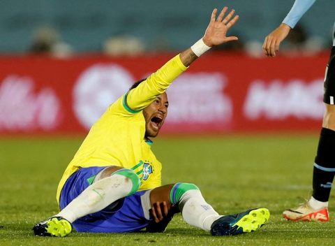 Lesión de Neymar con la Selección de Brasil (Reuters)