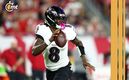 Lamar Jackson guió a los Ravens a 41 puntos (Reuters)
