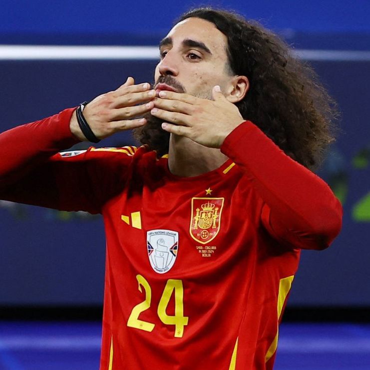 Marc Cucurella ganó la Eurocopa con España (Reuters)