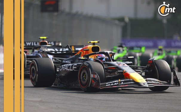 Así fue el contacto que impidió la remontada de Checo Pérez en el GP de México (Imago7)