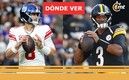 Dónde y a qué hora ver Steelers vs Giants EN VIVO. Foto: Especial