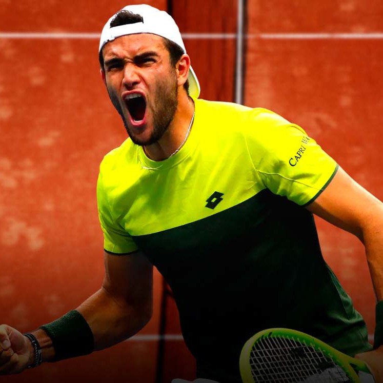 Matteo Berrettini, uno de los tenistas estelares en la 30 edición del Abierto Mexicano de Tenis (Especial)